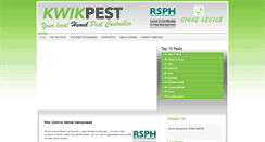 Desktop Screenshot of hemel.kwik-pest.co.uk